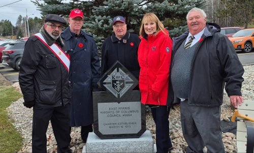 Federal Funding Presented for East Ferris Cenotaph Restoration