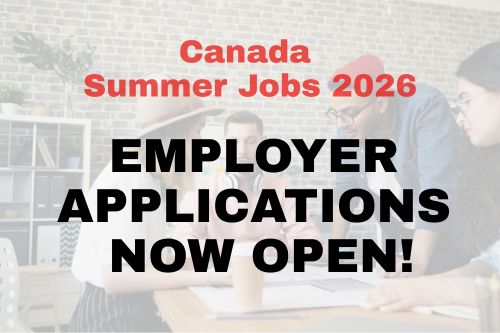 Canada Summer Job Applications Close Dec 11